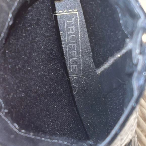 Truffle Collection mid heeled western boots in black croc size 40 EUR/ 9 US - Picture 8 of 12